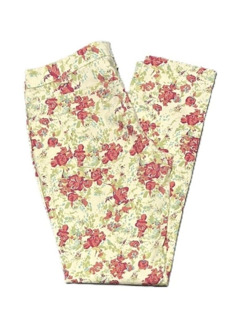 Willi Smith Woman Pink Floral Jeans